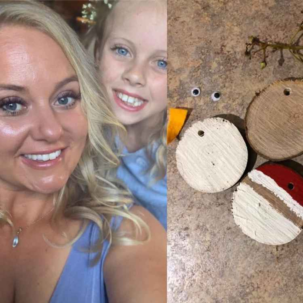 Zan and Evie are now making Christmas decoration kits to raise money for the NHS Zan and Evie are now making Christmas decoration kits to raise money for the NHS