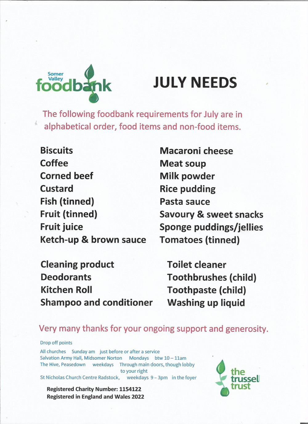 This is what the local food back needs This is what the local food back needs