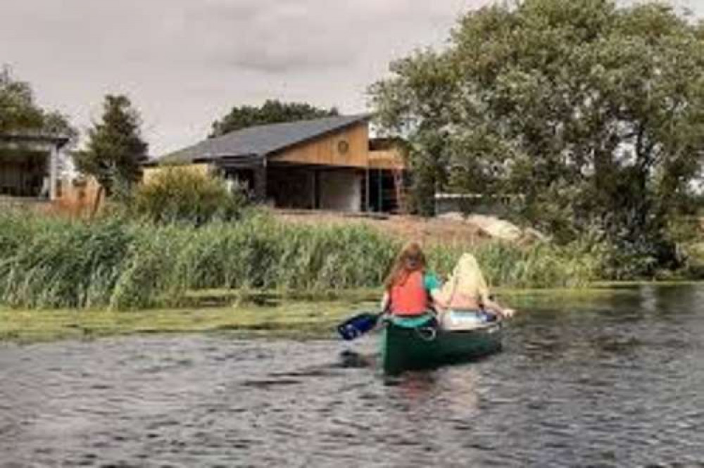 Stour river in south Suffolk