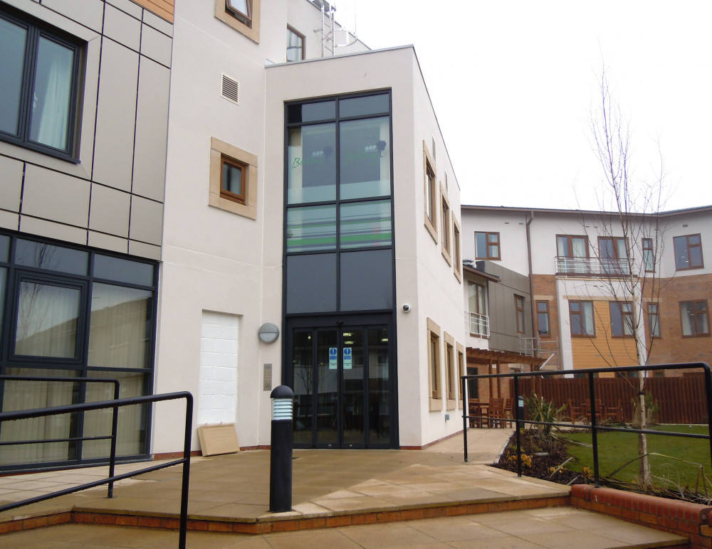 Outside Belong Crewe, Brookhouse Drive. The open day is Tuesday - June 28 (Crewe Nub News).