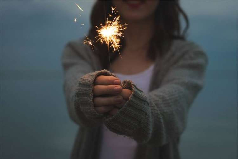 Sparklers are always a big hit