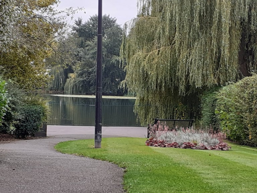 Alsager's famous Mere which attracts visitors from far and wide 