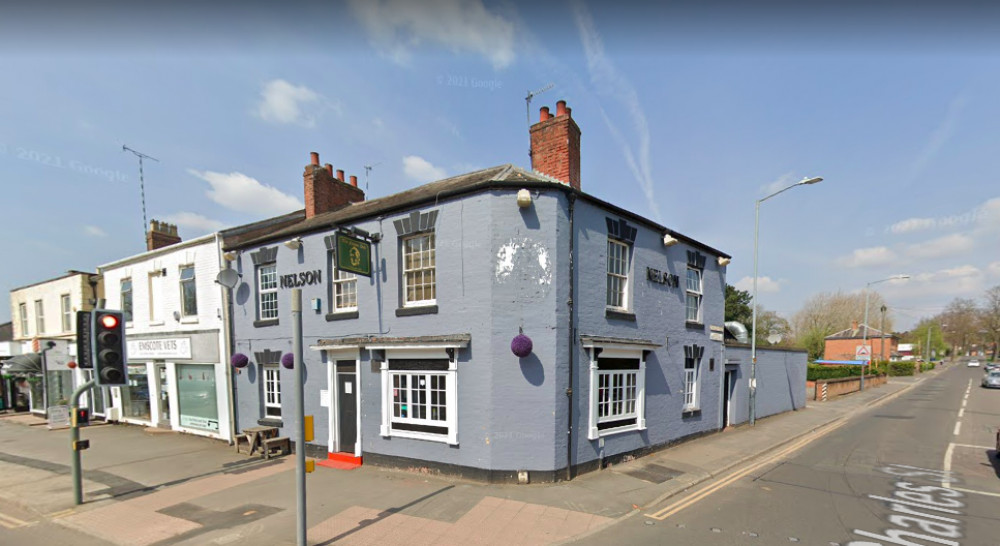 Three crews were called to tackle the blaze at The Nelson Pub on Emscote Road (Image via google.maps)