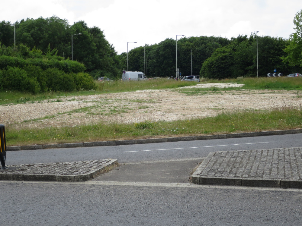 The site near the Monkey’s Jump roundabout set aside for wildflowers