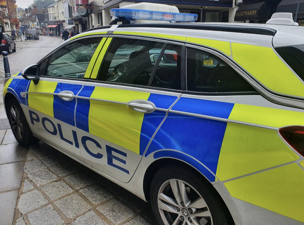 Three men have been arrested after cannabis, cash, and a number of mobile phones were seized from a vehicle in Stotfold