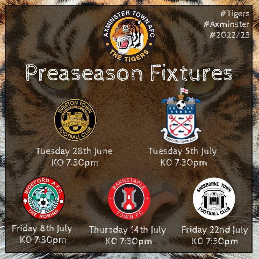 Axminster Town's pre-season friendlies Axminster Town's pre-season friendlies