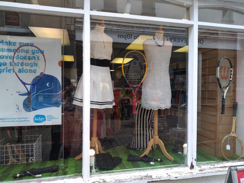 The Sue Ryder shop in Shepton Mallet