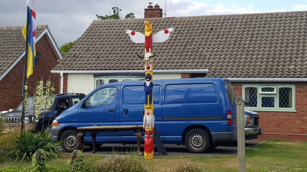 Totem pole is considered offensive (Picture contributed) Totem pole is considered offensive (Picture contributed)