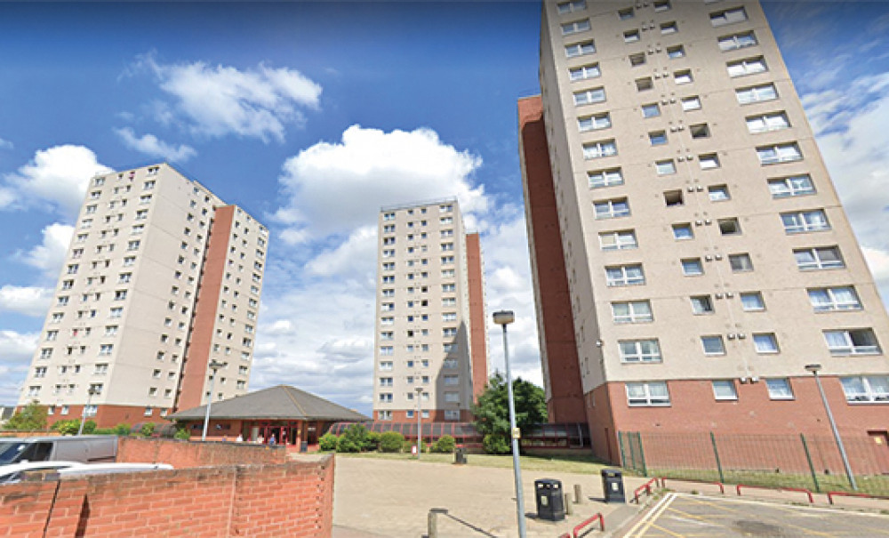 Tilbury's tower blocks.