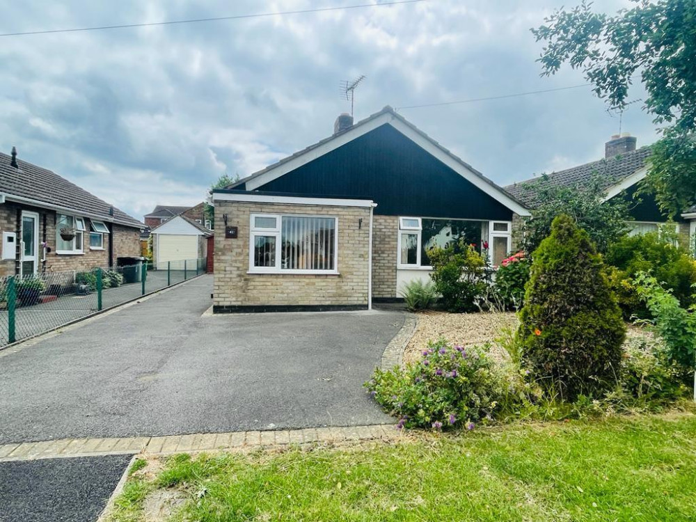 The bungalow is situated on Welland Way (image courtesy of Moores Estate Agents)