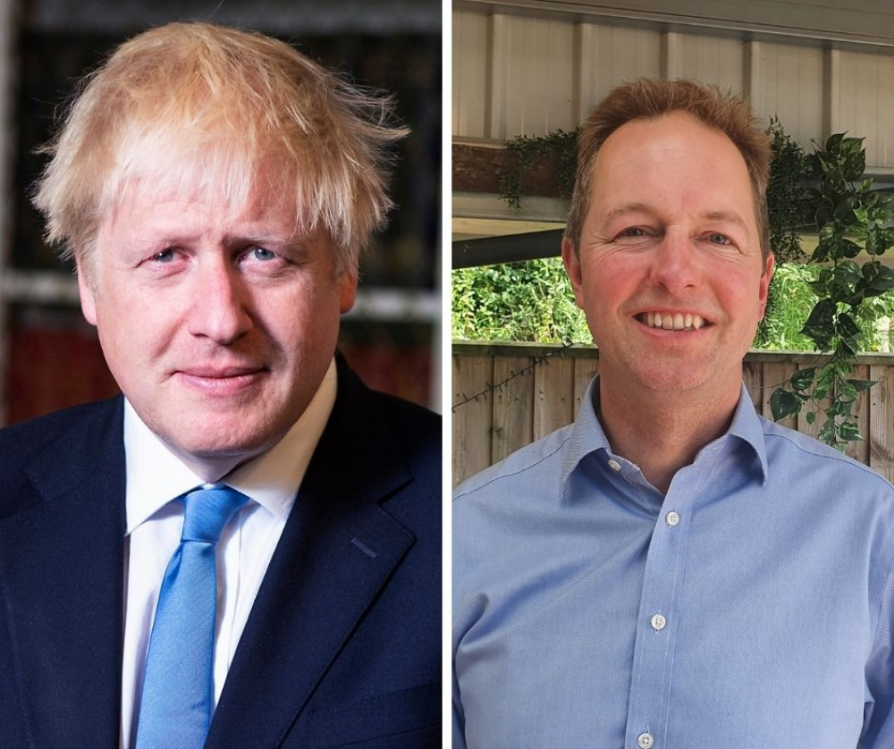 L: Boris Johnson (Credit: Boris Johnson by Ben Shread - Cabinet Office) R: Richard Foord (Nub News, Kate Baxter)