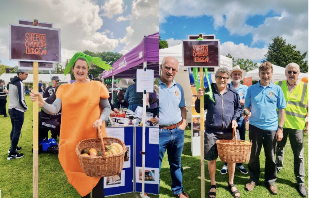 Members of the Community Fridge project took part in Collett Park Day.