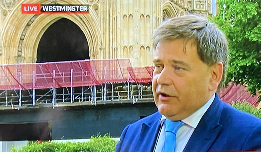 Ashby MP Andrew Bridgen. Photo: BBC