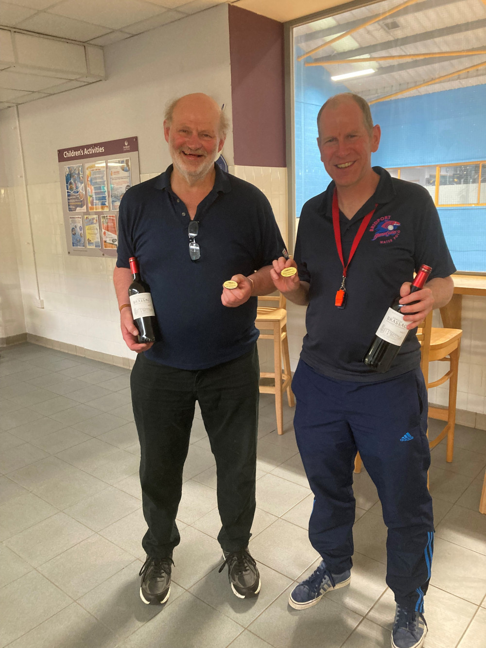 Bridport Barracudas has awarded two volunteers, Fred Fowler and Mark Hoskins, with lifetime membership Bridport Barracudas has awarded two volunteers, Fred Fowler and Mark Hoskins, with lifetime membership