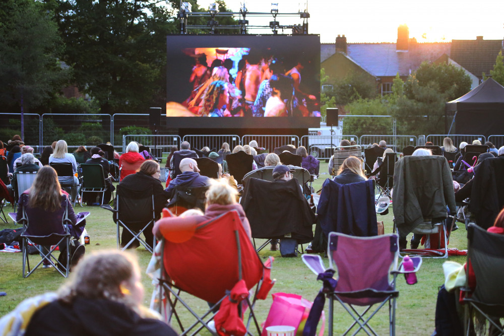 Last year's Coalville Cinema in the Park was a huge success. Photo: North West Leicestershire District Council