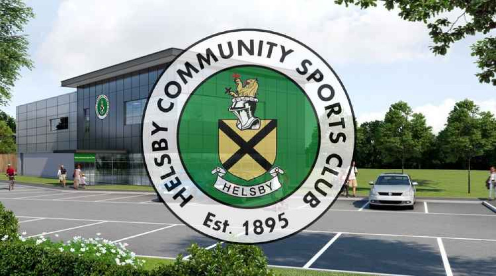 Helsby Community Sports Club. Background image: Barnfield Construction Helsby Community Sports Club. Background image: Barnfield Construction
