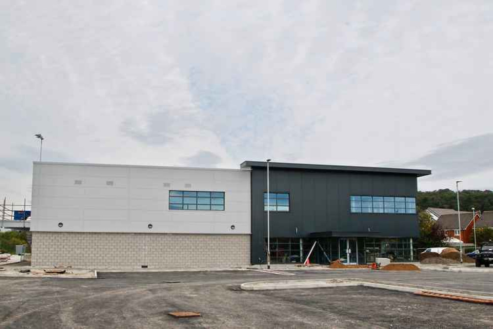 Construction work on the new clubhouse nears completion. Image: Duncan Cowley Construction work on the new clubhouse nears completion. Image: Duncan Cowley