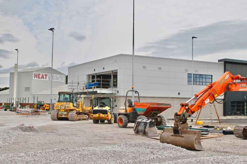Construction work on the new clubhouse nears completion. Image: Duncan Cowley Construction work on the new clubhouse nears completion. Image: Duncan Cowley