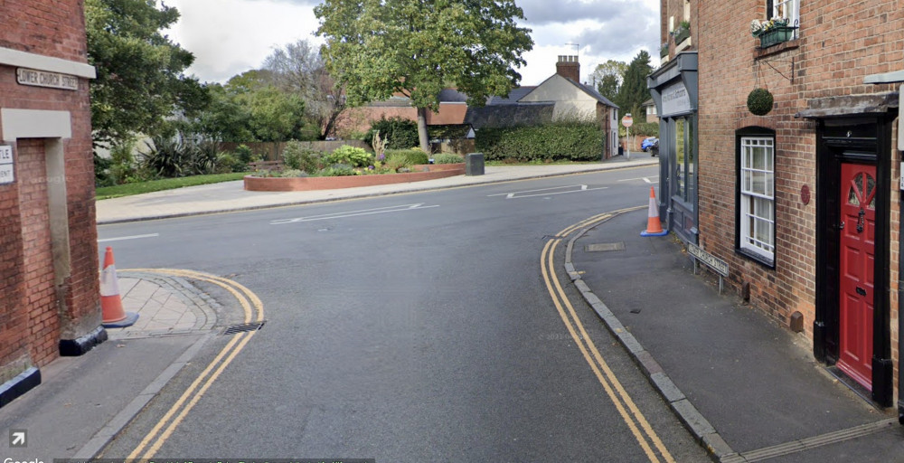 The works will centre on Market Street's junction with Lower Church Street. Photo: Instantstreetview.com