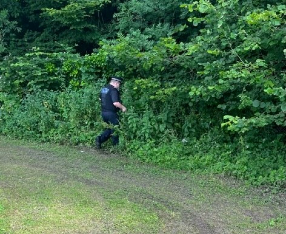 The police carried out searches in Honiton (Credit: Devona and Cornwall Police)