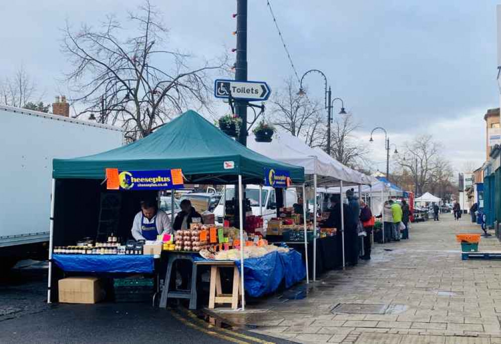 Frodsham Market's food and essential retails stalls are still operating