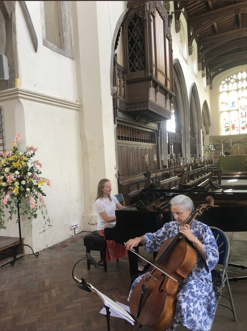 With Heathrow Airport today officially having the hottest temperature ever recorded in this county - 40.2C - did you know St Mary's Church is one of the coolest places in our area. CREDIT: St Mary's Church 