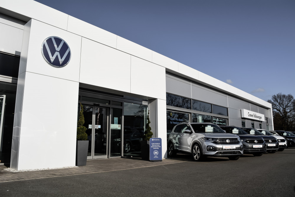 Crewe Volkswagen is one of Swansway Motor Groups four sites in Crewe. (Image - Swansway Motor Group)