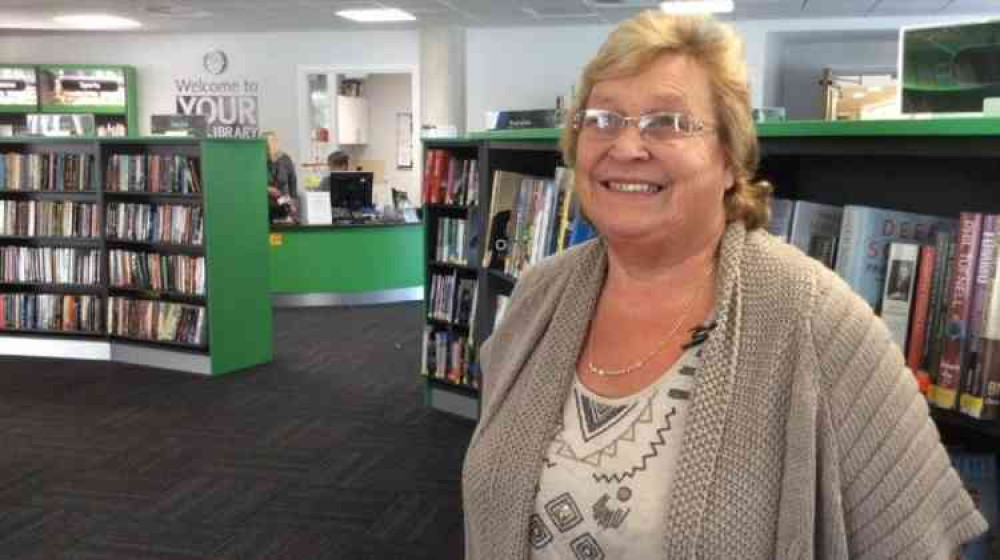 Gill Heath at Stafford Library