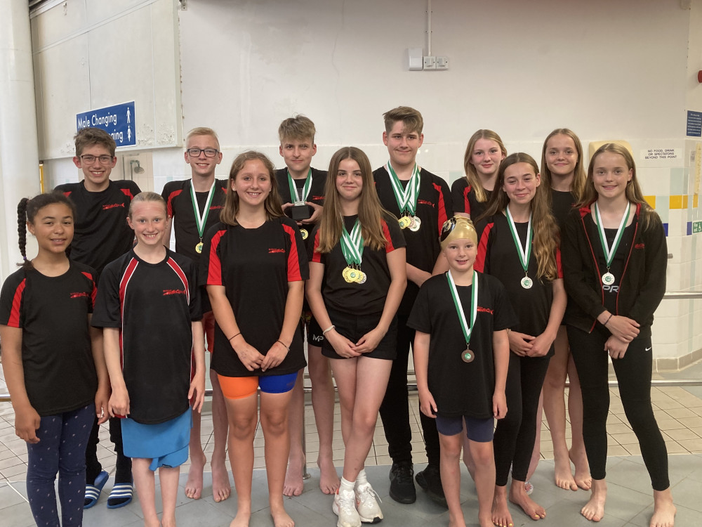 Bridport Barracudas swimmers