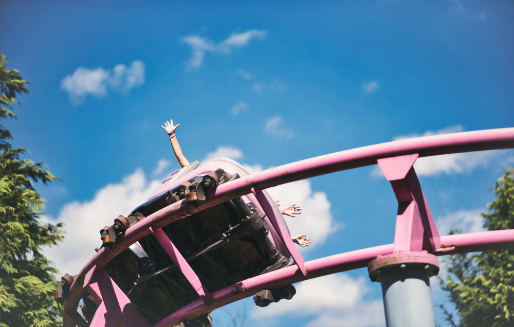 Rollercoaster file pic. A ride at Flambards was closed today.