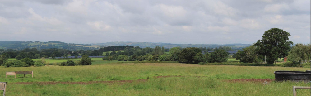 Simulated Image of Solar Farm Site, Clyst Hydon (Image: LDAA Design Consulting Ltd)