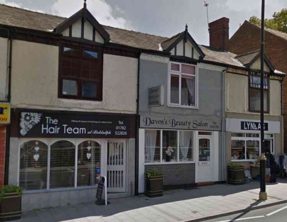 Dawn's Beauty Salon on Biddulph High Street