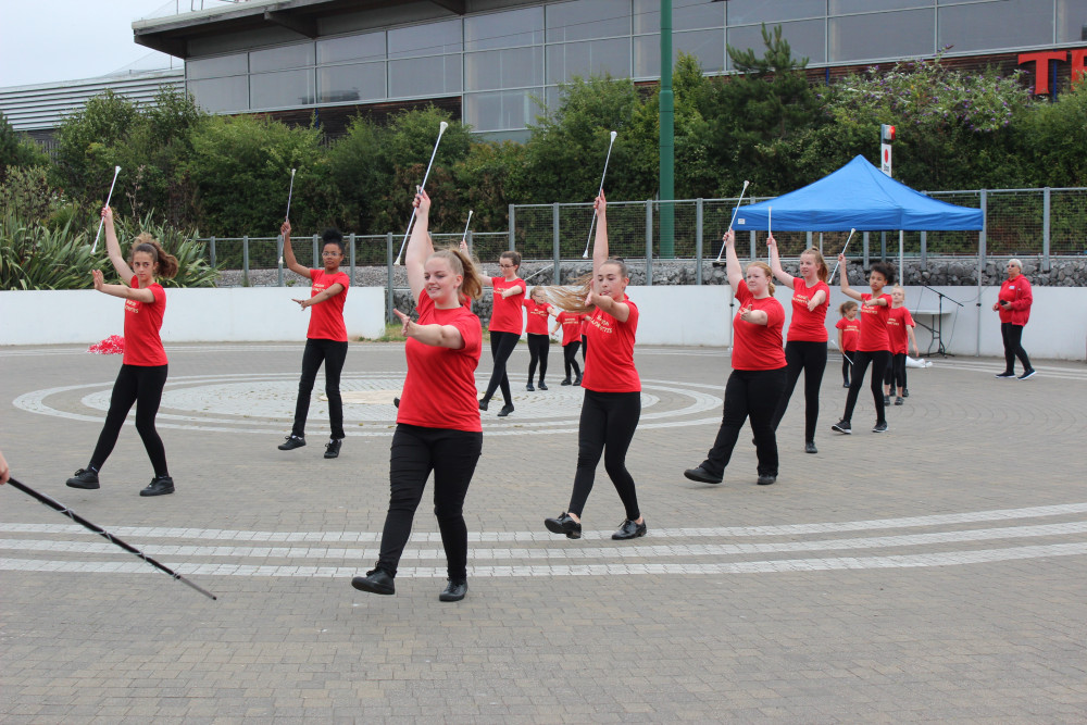 Seaton Majorettes perform at the Natural Seaton Festival