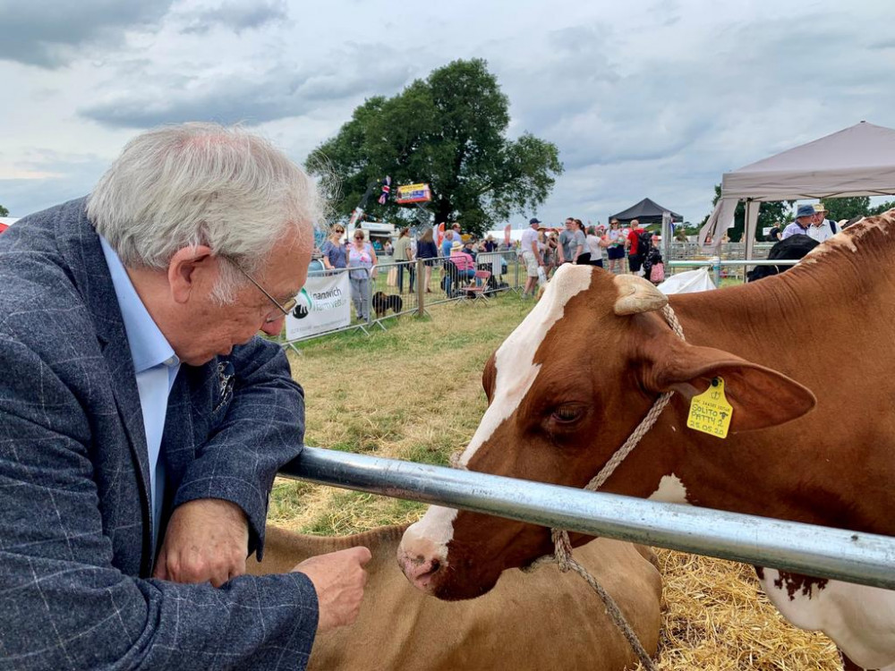 PCC for Cheshire, John Dwyer, at the show   