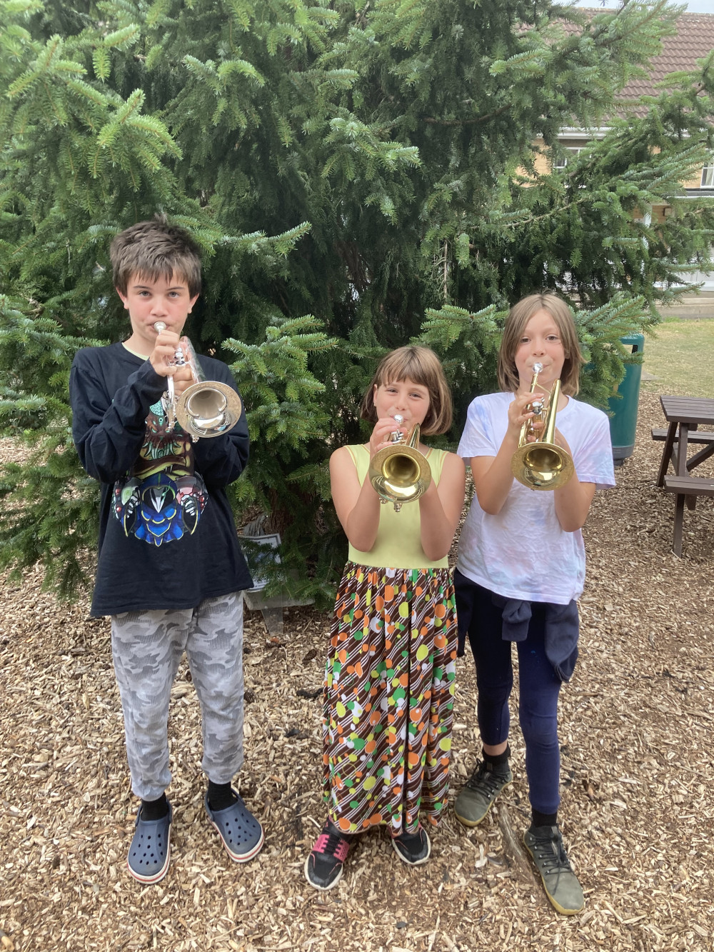 Intermediates presented with new cornets 