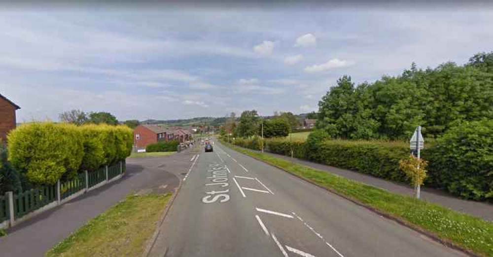 St John's Road in Biddulph