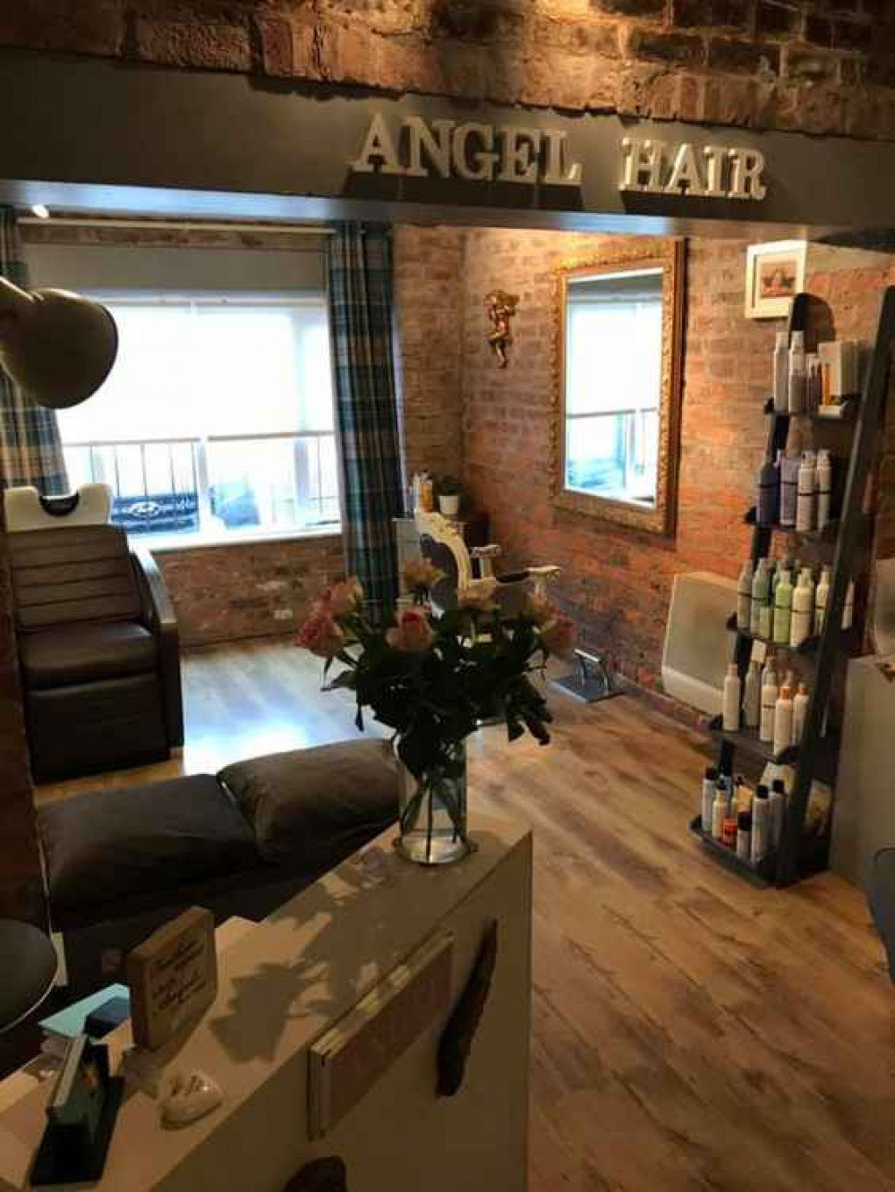 The Angel Hair salon is situated in the grounds of Castle Park The Angel Hair salon is situated in the grounds of Castle Park