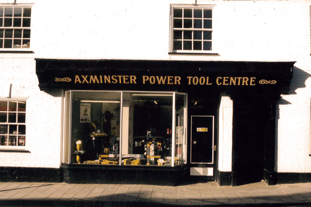 The original high street shop in Chard Street, Axminster