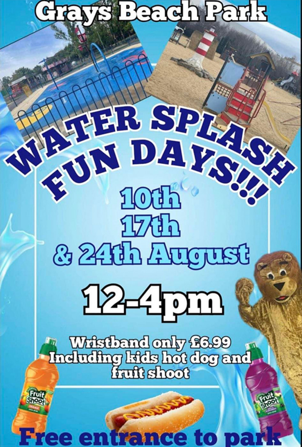 Water splash fun days Water splash fun days