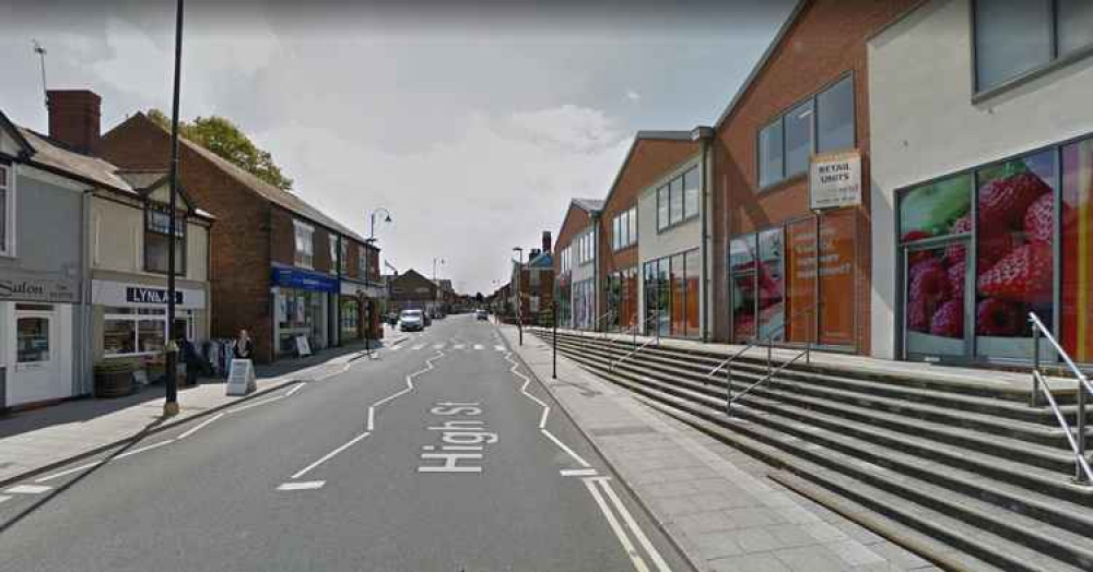 The incident took place on Biddulph High Street