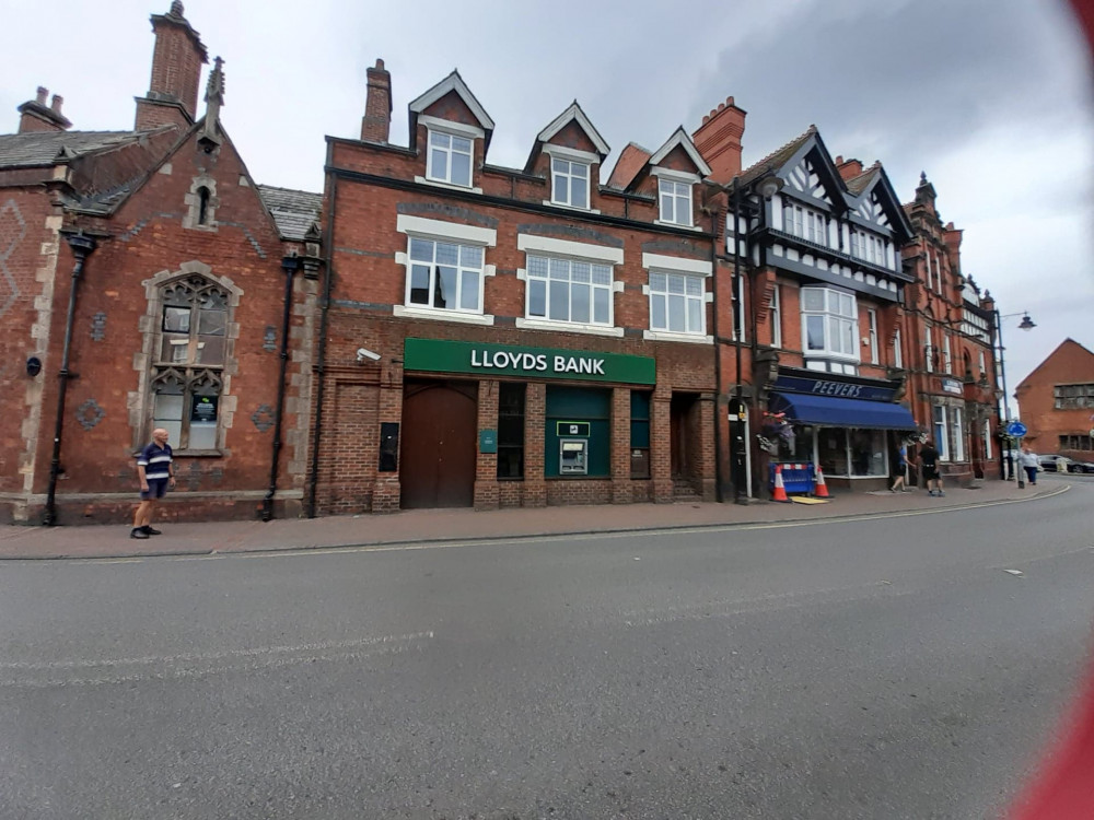 The familiar face of Lloyds Bank in Sandbach is to go.   