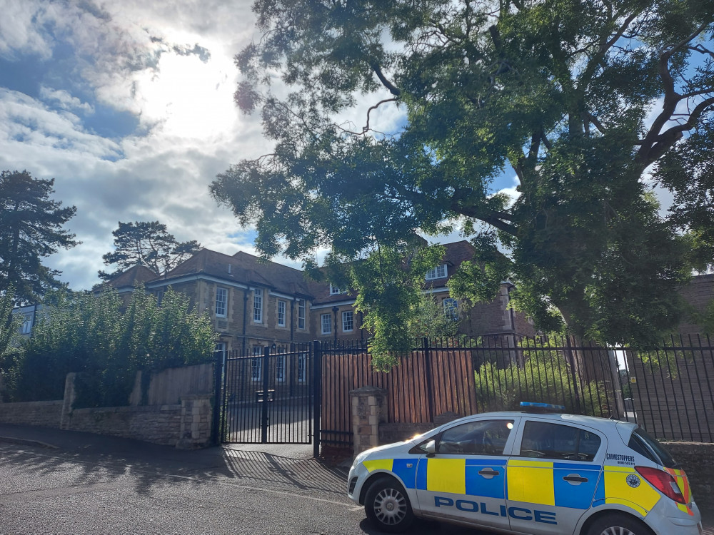 Police have stepped up patrols in and around this Frome park