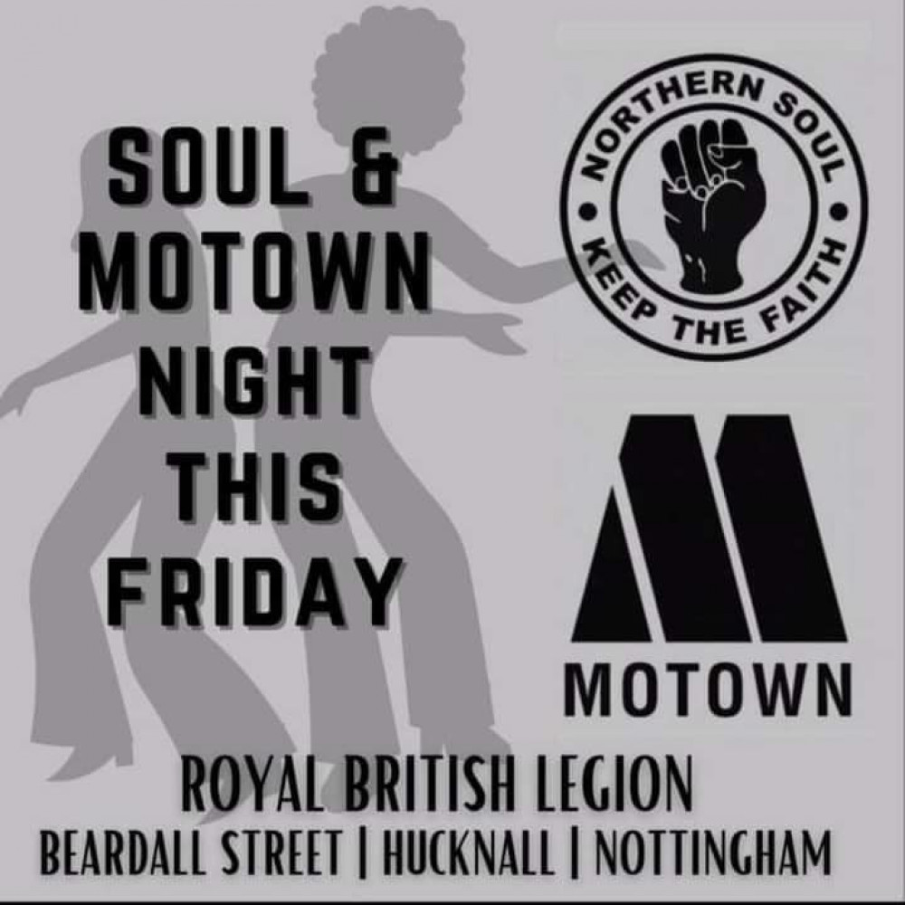 Soul and Motown night this Friday at Royal British Legion.