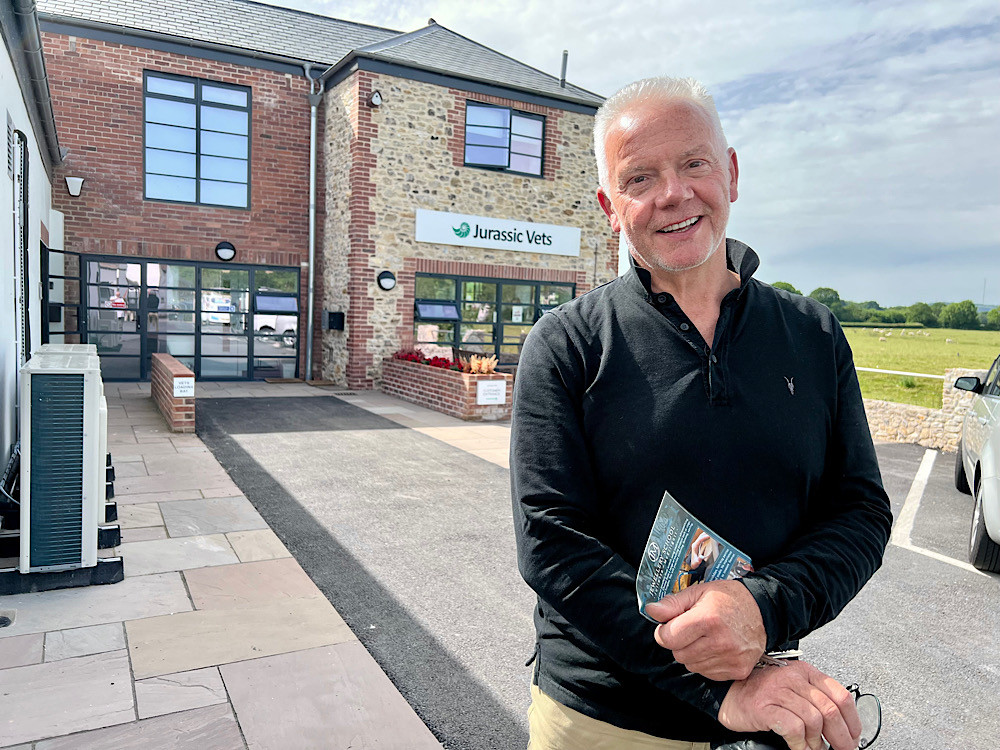 Axminster Property managing director Ian Styles outside the Colyton Town Mill development