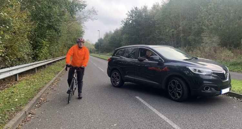 Cyclist Paul Lowton and Driver Nick Jones