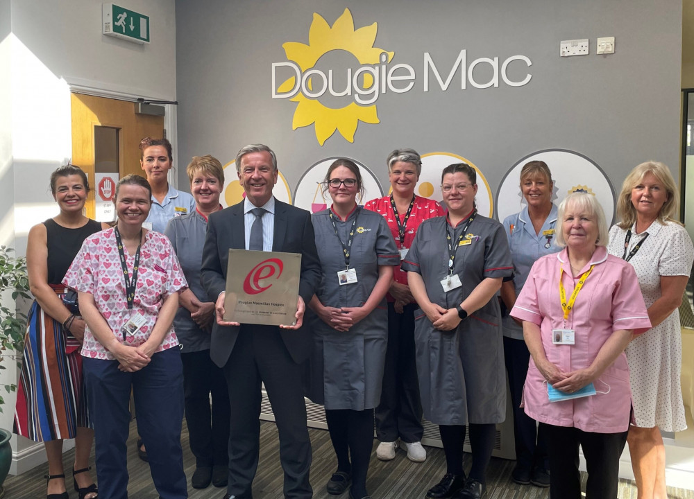 Local hospice Dougie Mac has become the first in the UK to achieve a globally recognised standard in excellence. Image credit: Douglas MacMillan Hospice