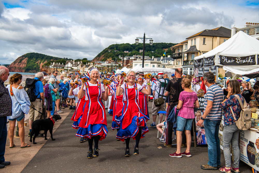 Sidmouth Steppers on the seafront (Kyle Baker Photography)