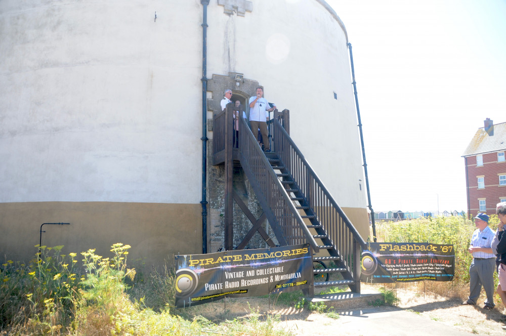 Stephen Foster open pirate radio exhibition (Picture credit: Felixstowe Nub News)