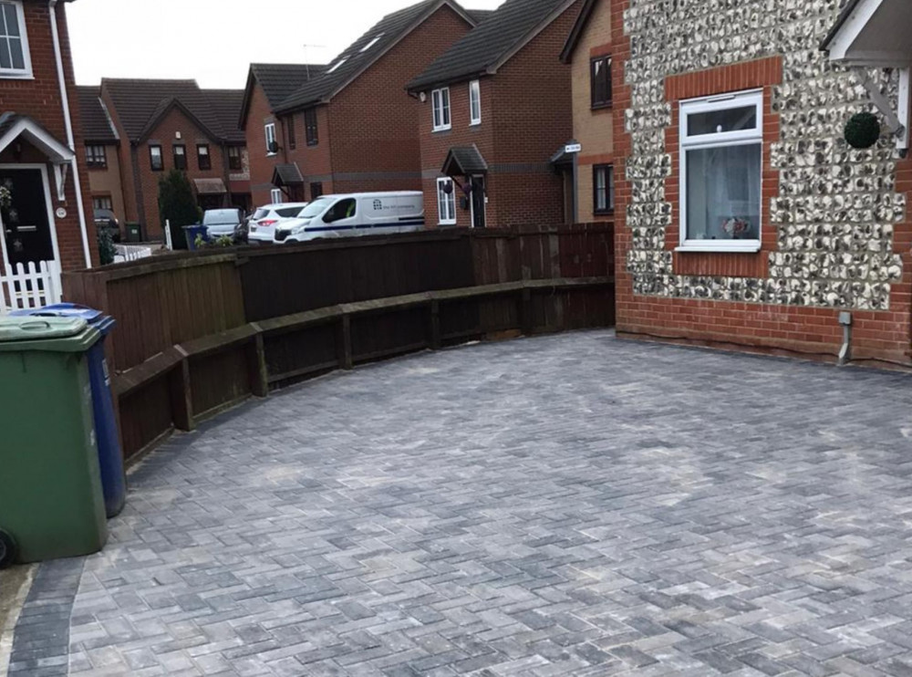 The new block paving.