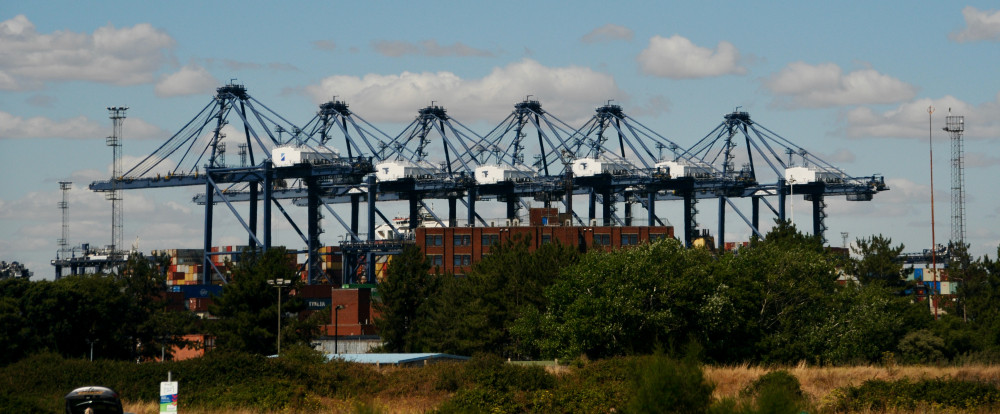 Crane operators at Port of Felixstowe (Picture credit: Nub News)